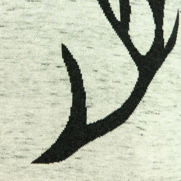 Homeroots 20" X 7" X 20" Lodge Grey & Black Pillow Cover With Poly Insert   334059