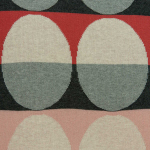 Homeroots 20" X 7" X 20" Transitional Gray And Red Pillow Cover With Poly Insert   334066