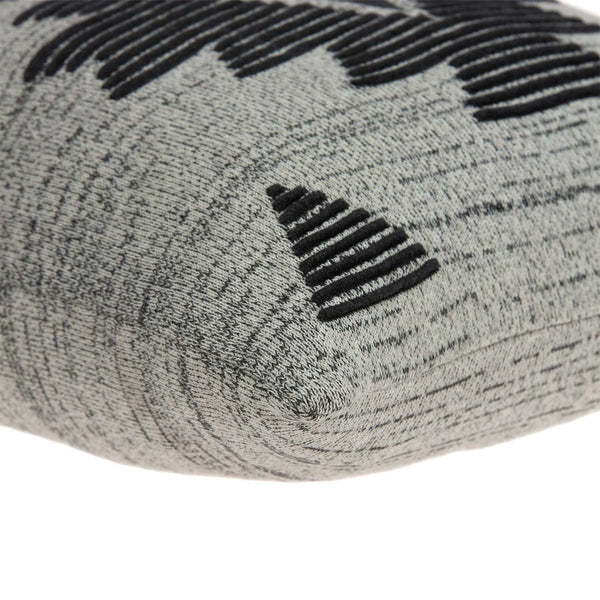 Homeroots 20" X 7" X 20" Southwest Gray Cotton Pillow Cover With Poly Insert   334068