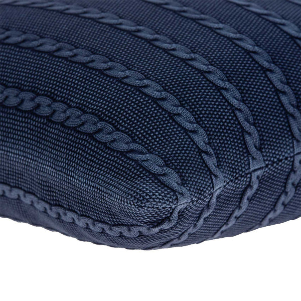 Homeroots 18" X 5" X 18" Transitional Blue Pillow Cover With Poly Insert   334071