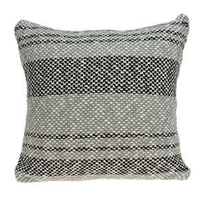Homeroots 20" X 7" X 20" Stunning Transitional Gray Accent Pillow Cover With Poly Insert   334083