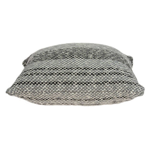 Homeroots 20" X 7" X 20" Stunning Transitional Gray Accent Pillow Cover With Poly Insert   334083