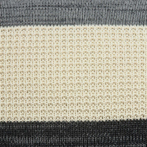 Homeroots 20" X 7" X 20" Transitional Cream And Gray Pillow Cover With Poly Insert   334104