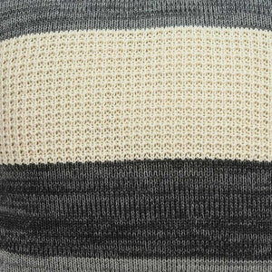 Homeroots 20" X 7" X 20" Transitional Cream And Gray Pillow Cover With Poly Insert   334104