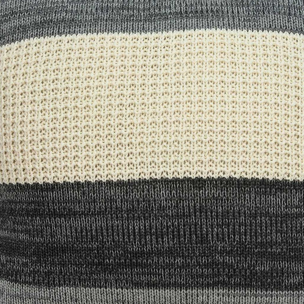 Homeroots 20" X 7" X 20" Transitional Cream And Gray Pillow Cover With Poly Insert   334104