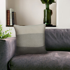 Homeroots 20" X 7" X 20" Transitional Tan Cotton Pillow Cover With Poly Insert   334106