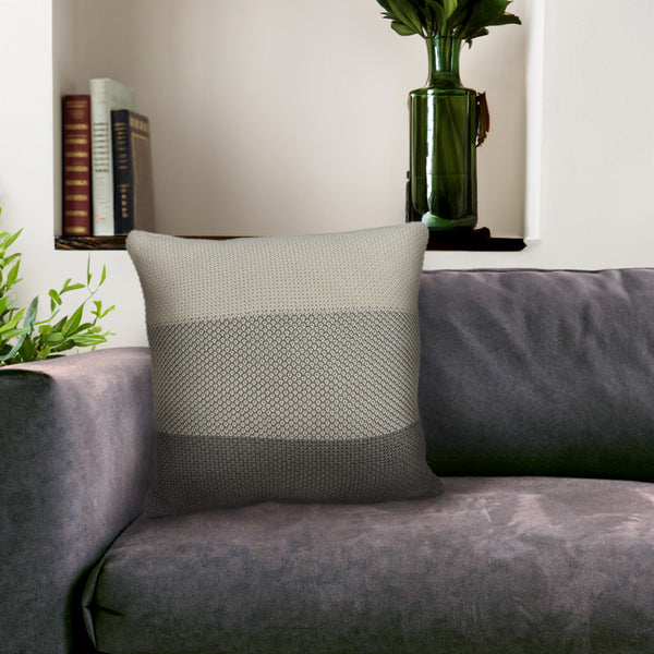 Homeroots 20" X 7" X 20" Transitional Tan Cotton Pillow Cover With Poly Insert   334106