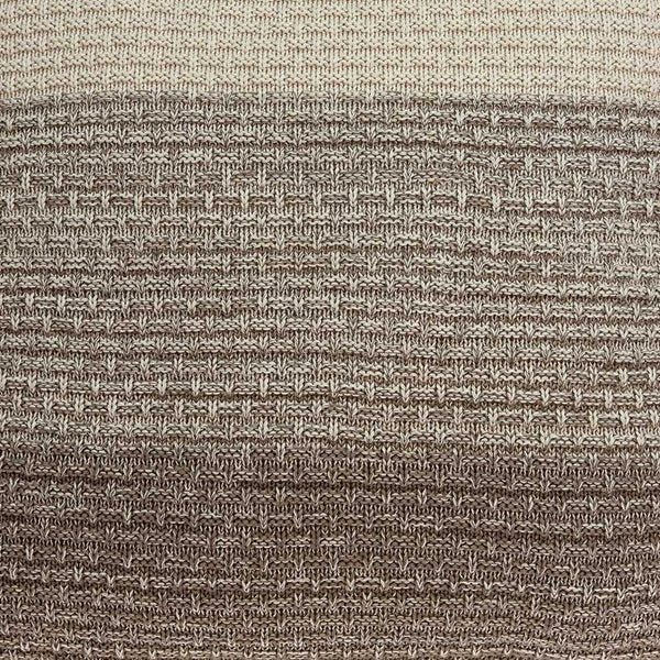 Homeroots 20" X 20" Beige And Brown Cotton Pillow   334107