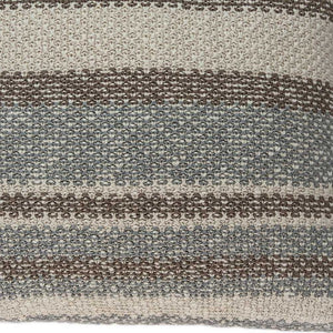 Homeroots 20" X 7" X 20" Charmingtransitional Tan Cotton Pillow Cover With Poly Insert   334108