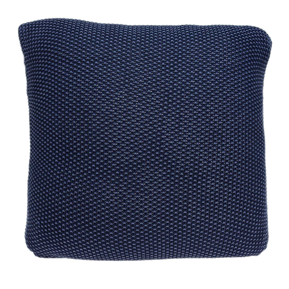 Homeroots 18" X 5" X 18" Transitional Blue Pillow Cover With Poly Insert   334109