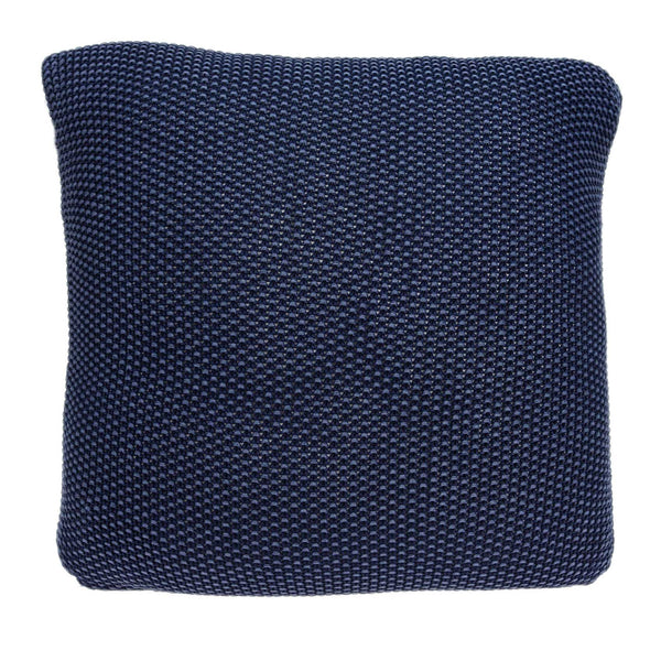 Homeroots 18" X 5" X 18" Transitional Blue Pillow Cover With Poly Insert   334109