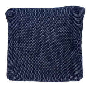 Homeroots 18" X 5" X 18" Transitional Blue Pillow Cover With Poly Insert   334109