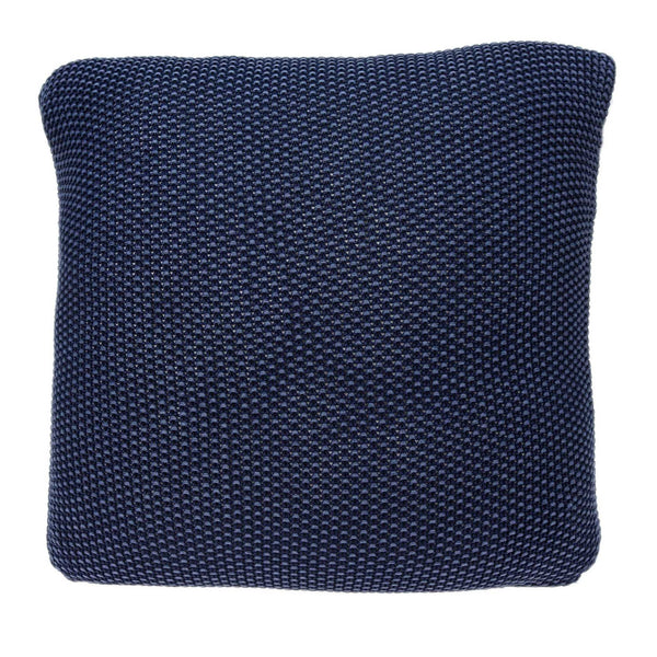 Homeroots 18" X 5" X 18" Transitional Blue Pillow Cover With Poly Insert   334109
