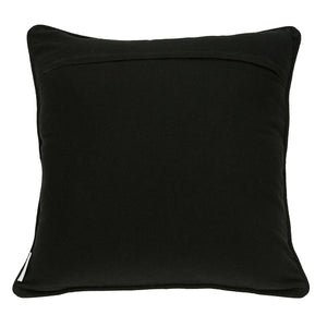 Homeroots 20" X 7" X 20" Cool Transitional Black And White Pillow Cover With Poly Insert   334117