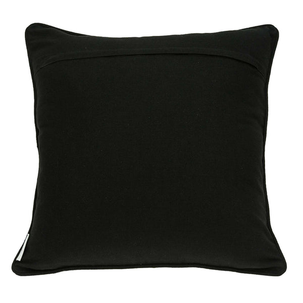 Homeroots 20" X 7" X 20" Cool Transitional Black And White Pillow Cover With Poly Insert   334117