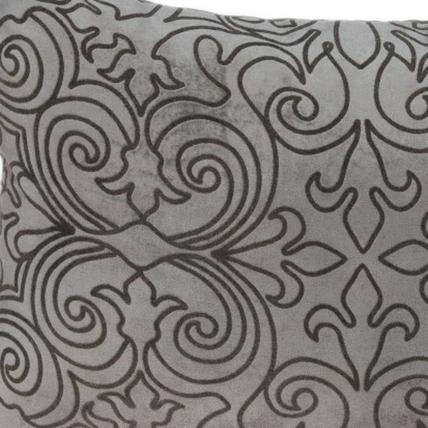 Homeroots 20" X 6" X 14" Transitional Champagne Pillow Cover With Poly Insert   334142