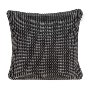 Homeroots 20" X 7" X 20" Transitional Charcoal Pillow Cover With Poly Insert   334146