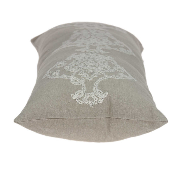 Homeroots 28" X 6" X 12" Transitional Beige Pillow Cover With Poly Insert   334148