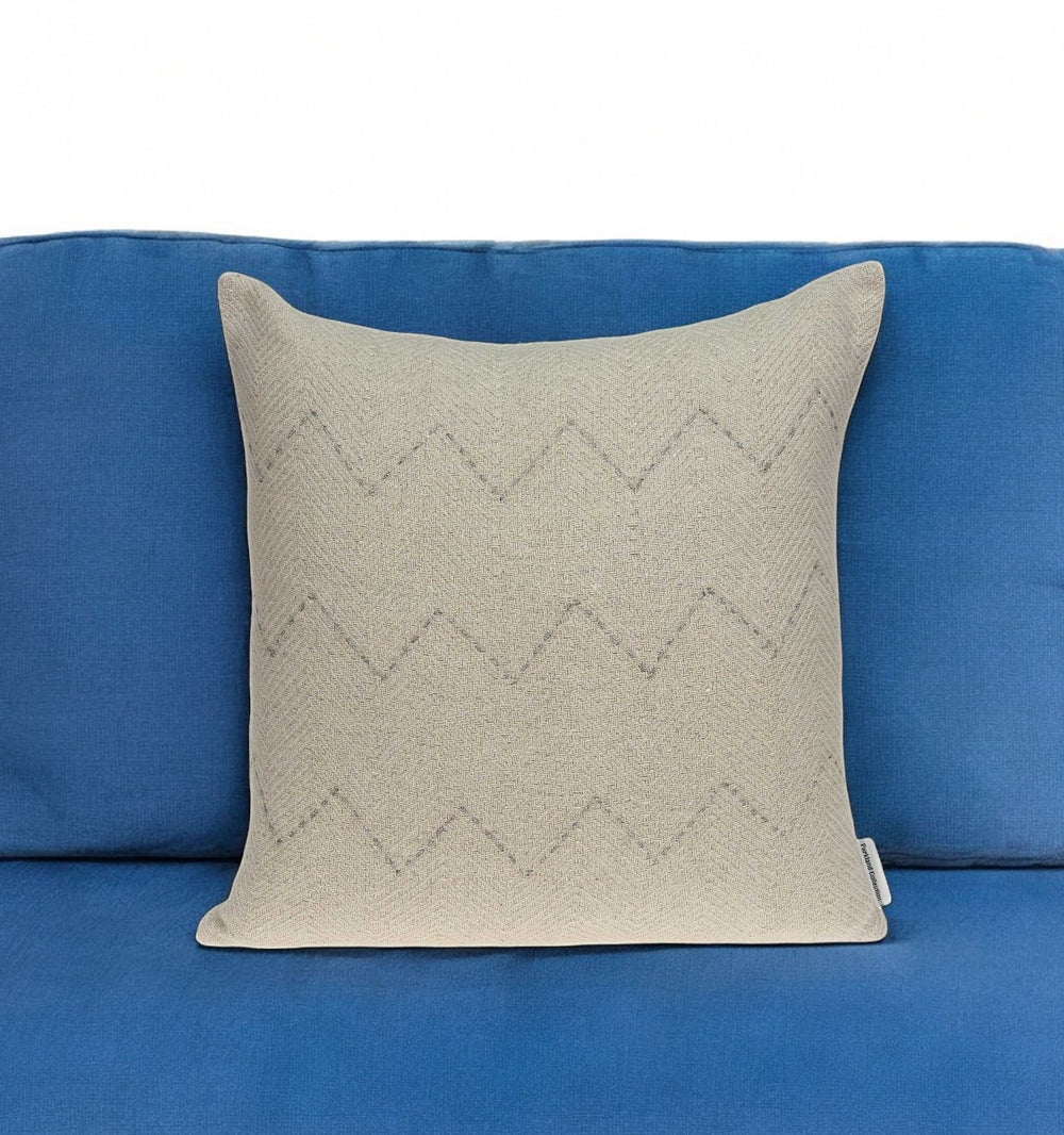 Homeroots 20" X 6" X 14" Transitional Beige Pillow Cover With Poly Insert   334149