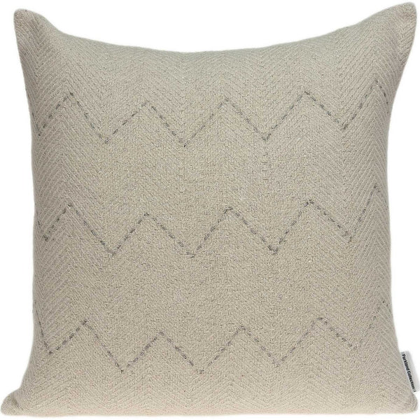 Homeroots 20" X 6" X 14" Transitional Beige Pillow Cover With Poly Insert   334149