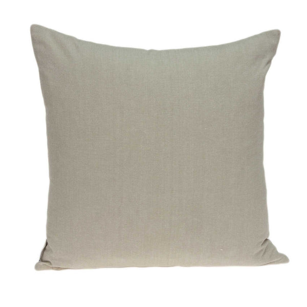 Homeroots 20" X 7" X 20" Elegant Transitional Beige Pillow Cover With Poly Insert   334153