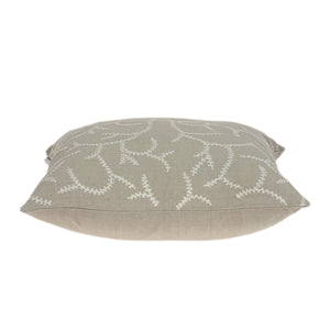 Homeroots 20" X 7" X 20" Elegant Transitional Beige Pillow Cover With Poly Insert   334153