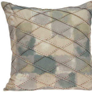 Homeroots 20" X 7" X 20" Cool Transitional Multicolor Pillow Cover With Poly Insert   334156