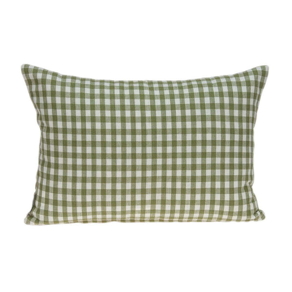 Homeroots 20" X 6" X 14" Tropical Green Pillow Cover With Poly Insert   334159