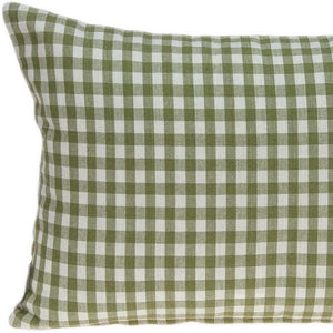 Homeroots 20" X 6" X 14" Tropical Green Pillow Cover With Poly Insert   334159