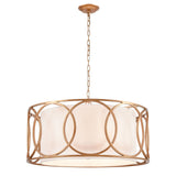 Ringlets 28'' Wide 6-Light Chandelier