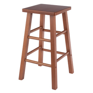 Winsome Wood Carrick Counter Stool - Stylish Teak Finish Bar Stool With Comfortable Seat For Kitchen & Dining Teak Solid Wood 33426-winsome-wood