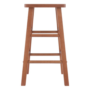 Winsome Wood Carrick Counter Stool - Stylish Teak Finish Bar Stool With Comfortable Seat For Kitchen & Dining Teak Solid Wood 33426-winsome-wood
