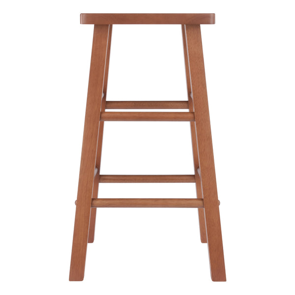 Winsome Wood Carrick Counter Stool - Stylish Teak Finish Bar Stool With Comfortable Seat For Kitchen & Dining Teak Solid Wood 33426-winsome-wood