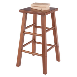 Winsome Wood Carrick Counter Stool - Stylish Teak Finish Bar Stool With Comfortable Seat For Kitchen & Dining Teak Solid Wood 33426-winsome-wood