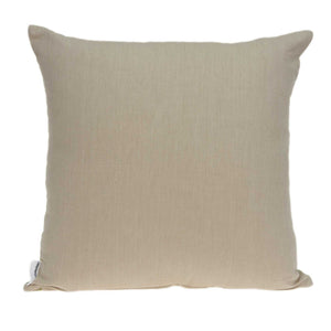 Homeroots 20" X 20" Green Floral Cotton Down Pillow   334295