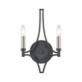 Spanish Villa 16'' High 2-Light Sconce - Charcoal 33431/2 Elk Lighting