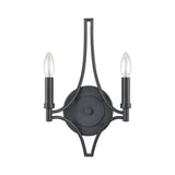 Spanish Villa 16'' High 2-Light Sconce - Charcoal 33431/2 Elk Lighting