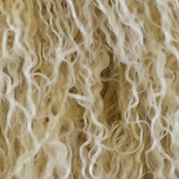 Homeroots 20" Gold Genuine Tibetan Lamb Fur Pillow With Microsuede Backing   334359