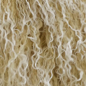 Homeroots 20" Gold Genuine Tibetan Lamb Fur Pillow With Microsuede Backing   334359