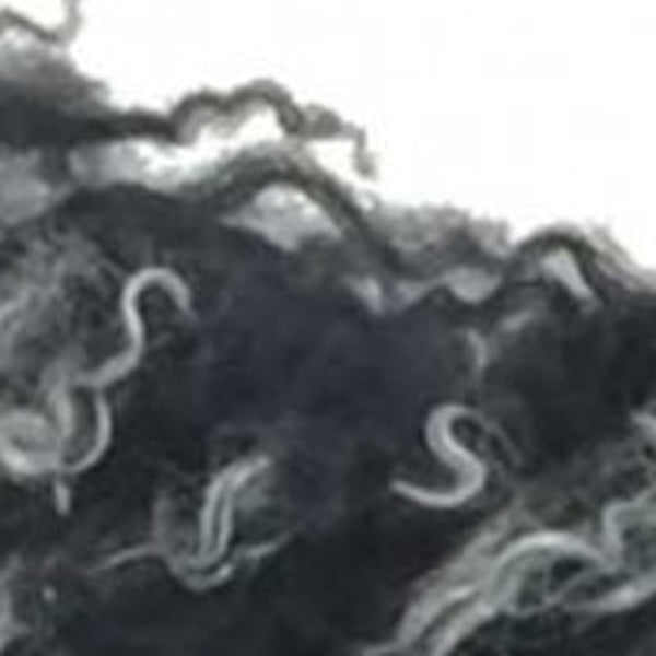 Homeroots 20" Black White Genuine Tibetan Lamb Fur Pillow With Microsuede Backing   334369