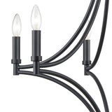 Spanish Villa 26'' Wide 6-Light Chandelier - Charcoal 33436/6 Elk Lighting