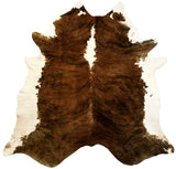 Homeroots 6 Ft Classic Brindled Cowhide Rug Classic Cowhide 334406