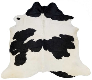 Homeroots 6.5 Ft  Holstein Brindled Cowhide Rug Holstein Cowhide 334421
