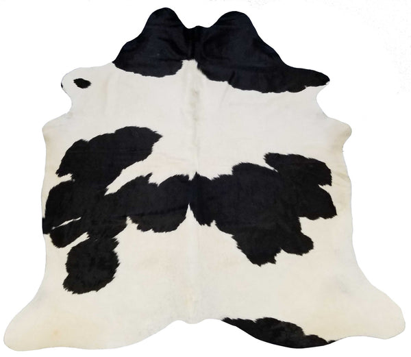 Homeroots 6.5 Ft  Holstein Brindled Cowhide Rug Holstein Cowhide 334421