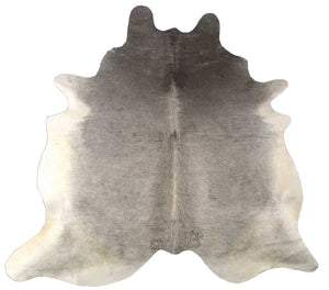 Homeroots 6.5'  Grey Brazilian Natural Cowhide Area Rug Grey Cowhide 334427