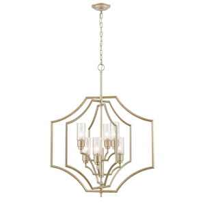 Cheswick 28'' Wide 6-Light Chandelier - Aged Silver 33446/6 Elk Lighting