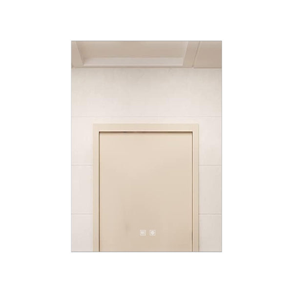 English Elm Vellum Frameless Led Backlit Vanity Mirror with Defogger for Modern Bathrooms B2731P478336