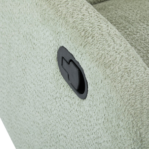 English Elm Christopher Knight Home® - 360 Swivel and Glider Recliner Chair with Boucle Upholstery, Solid Wood Base, Smooth Rocking Comfort Light Green N771P207029L