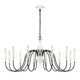 Val de Loire 48'' Wide 12-Light Chandelier - White 33469/12 Elk Lighting