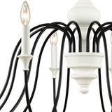 Val de Loire 48'' Wide 12-Light Chandelier - White 33469/12 Elk Lighting